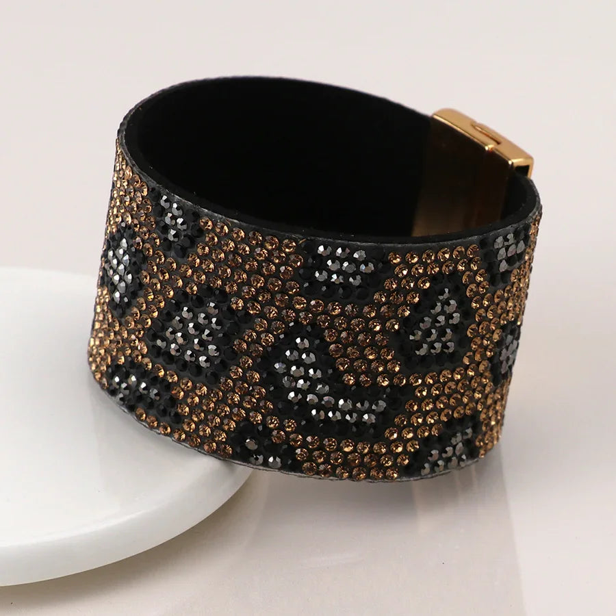 POM - Bronze Mix Animal Print Cuff