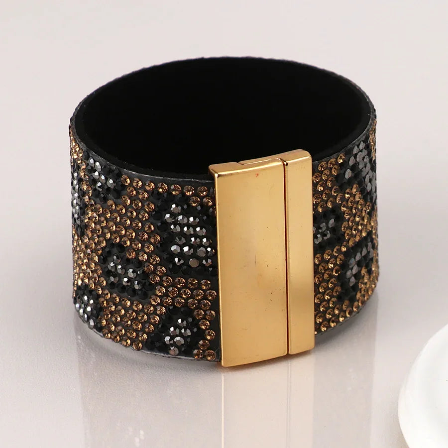 POM - Bronze Mix Animal Print Cuff