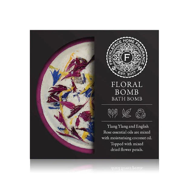 Freckleface Boxed Botanical Bath Bomb - Floral Bomb