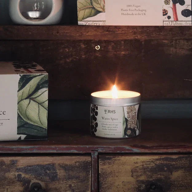 RHS Heritage Tin Candle - Warm Spice