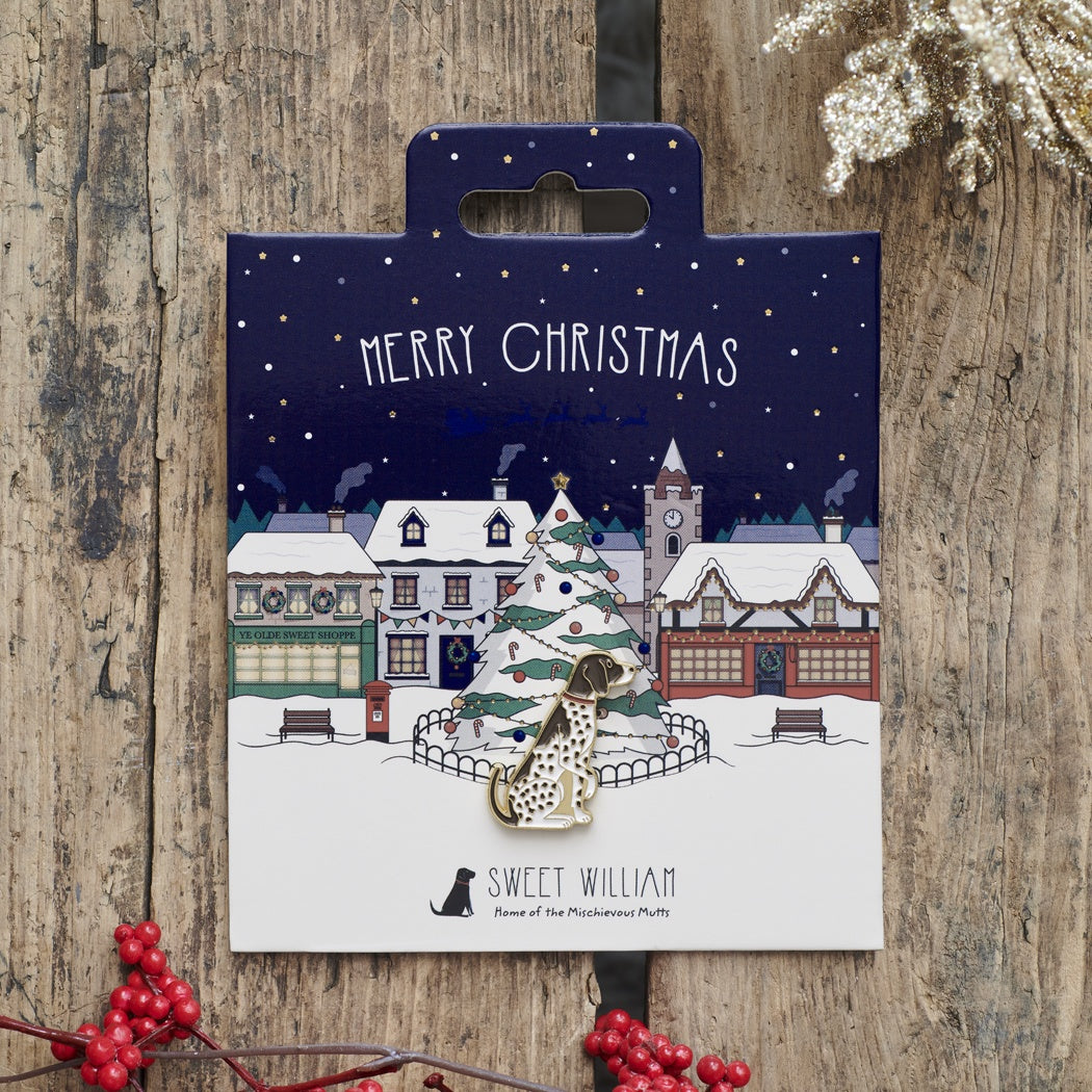 German Shorthaired Pointer Christmas Dog Pin