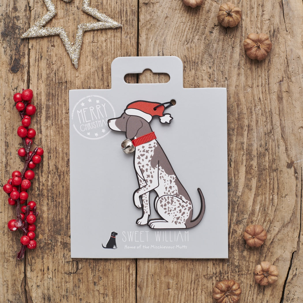 German Shorthaired Pointer Christmas Decoration