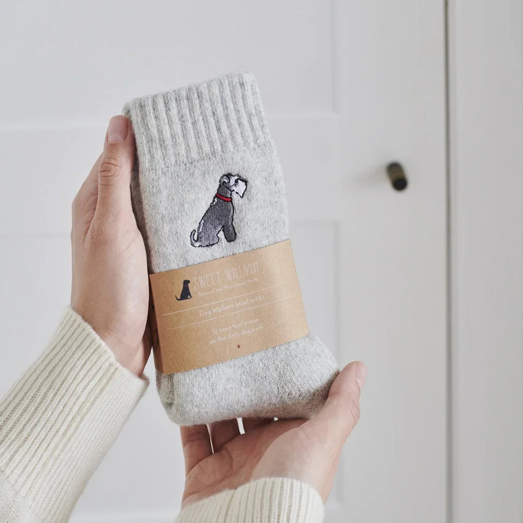 Grey Schnauzer Dog Walker's Gift Box
