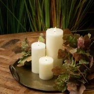 Luxe Collection Natural Glow  LED Cream Wax Candle 8"