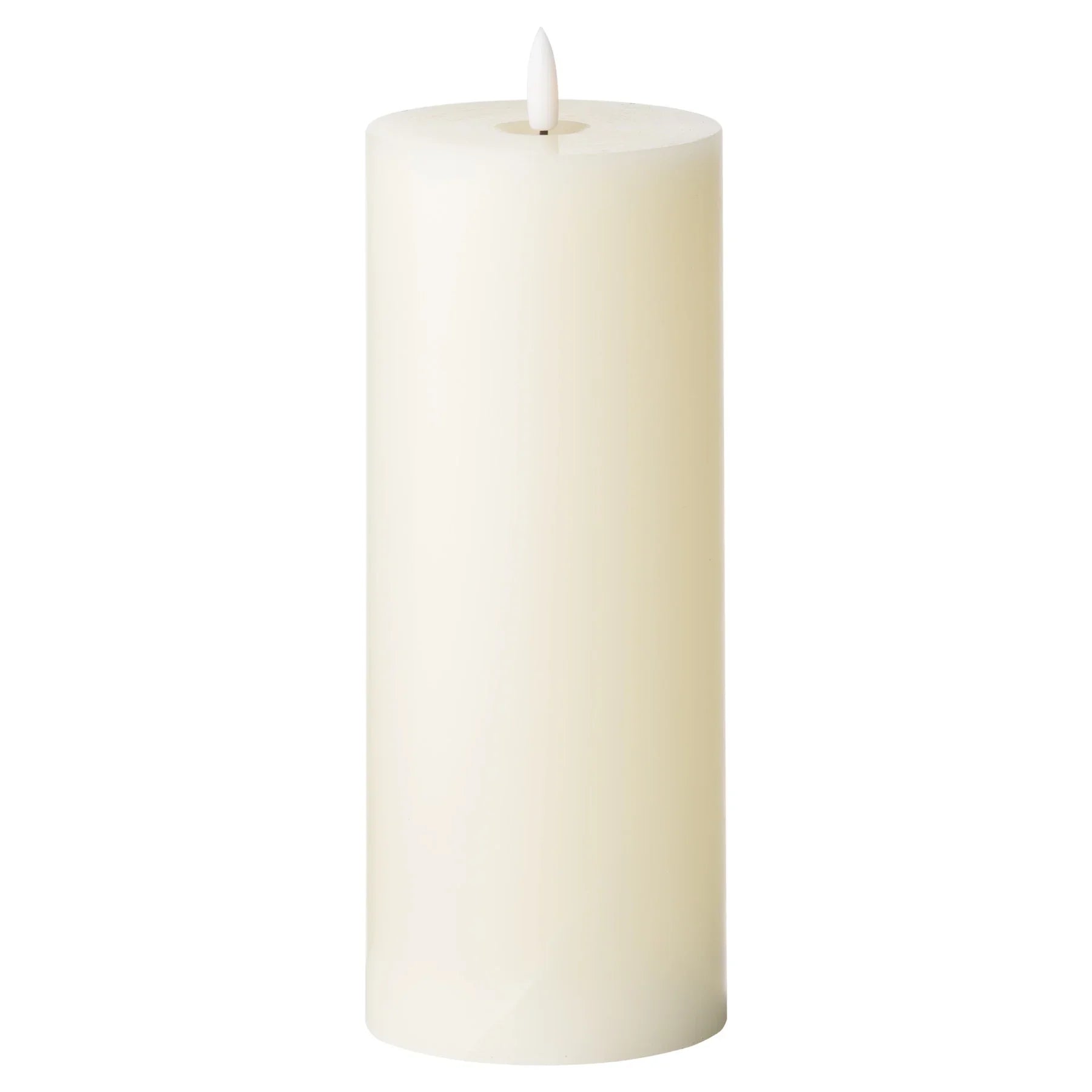 Luxe Collection Natural Glow  LED Cream Wax Candle 8"