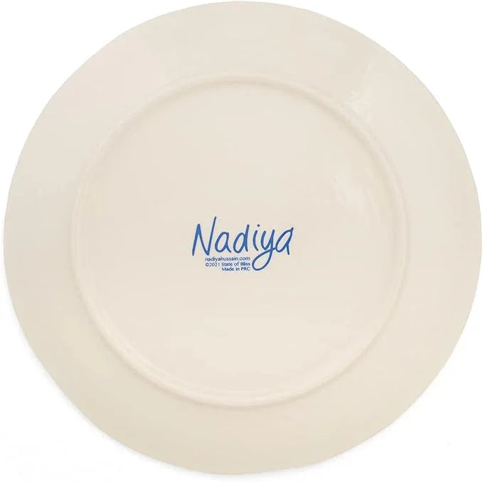 Nadiya Hussain -  Side Plate - Embossed Red
