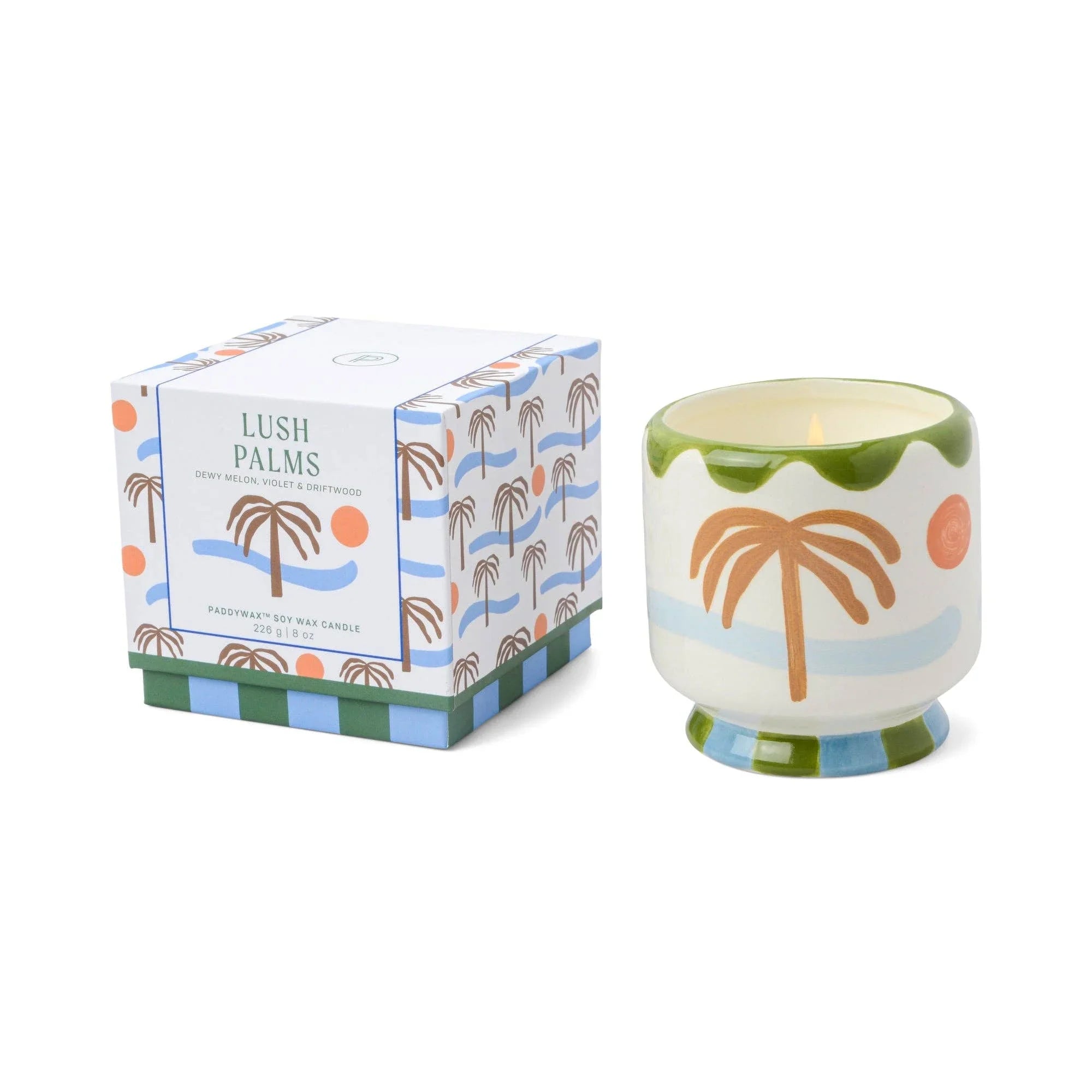 A Dopo Lush Palms Soy Wax Candle