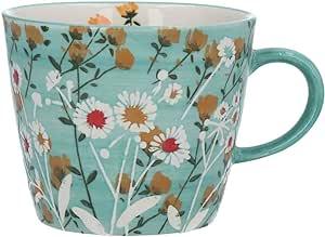 Gisela Graham Blue Wild Daisy Mug