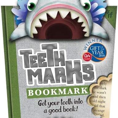 Shark Teethmarks Bookmark