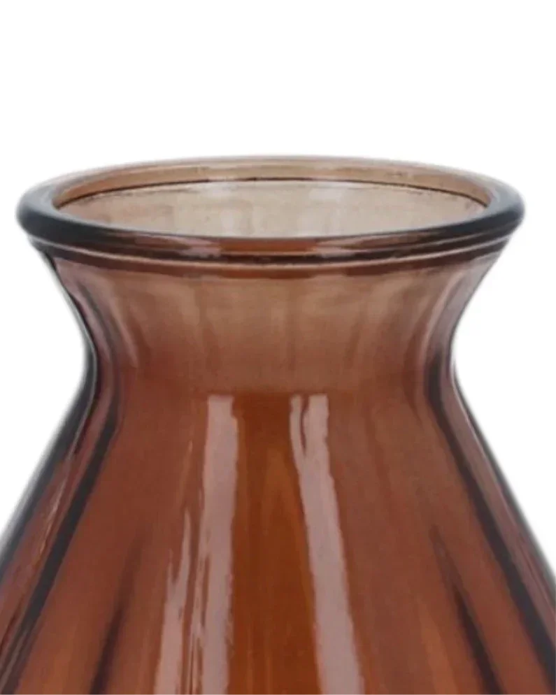 Glass Vase - Dark Amber Posy