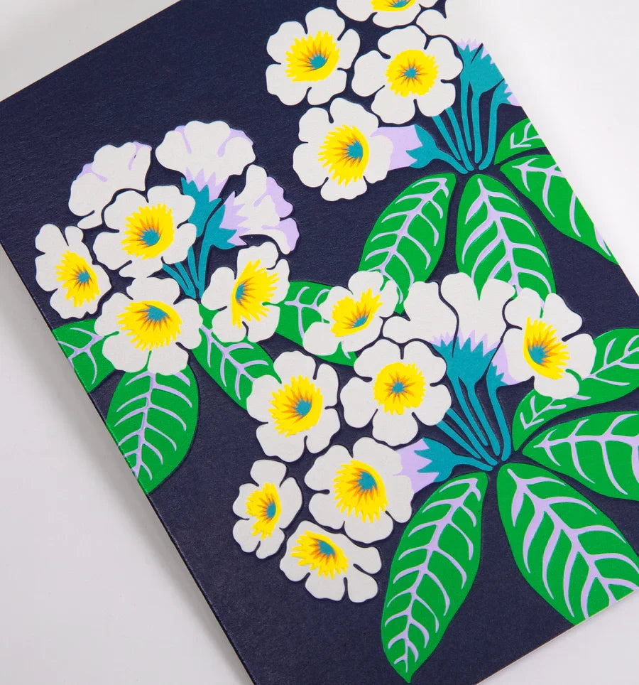 Lagom Design  - Rhodoendron Greeting Card by Hanna Werning