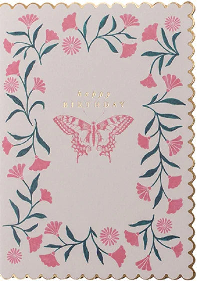 Meraki Cards - Pink Butterfly