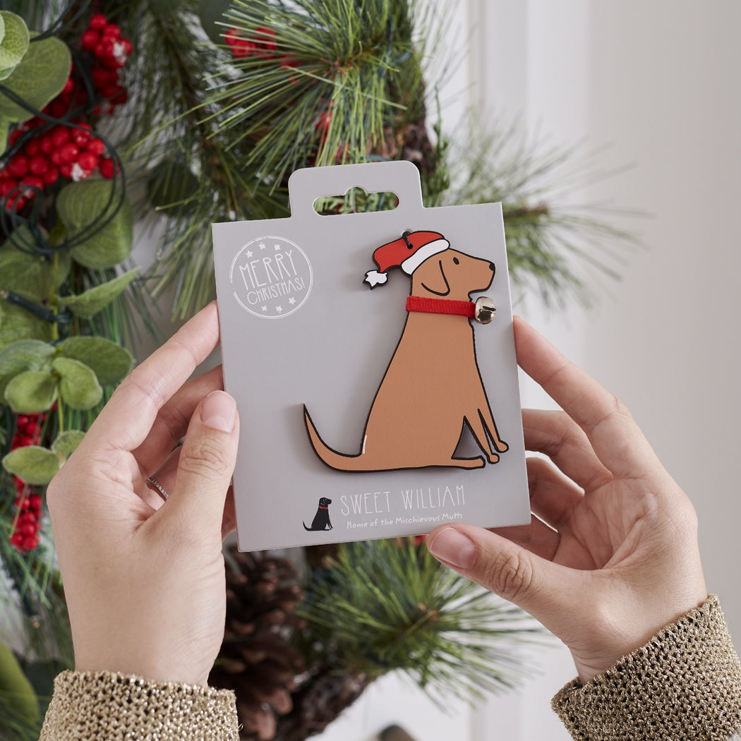 Fox Red Labrador Christmas Tree Decoration