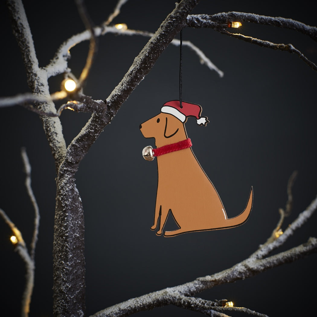 Fox Red Labrador Christmas Tree Decoration