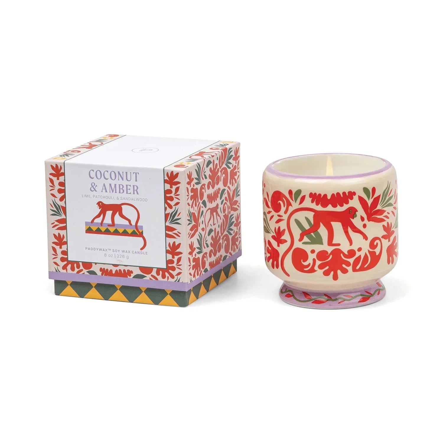 A Dopo Coconut & Amber Soy Wax Candle