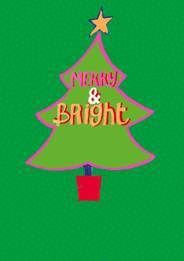 Merry & Bright Christmas Tree