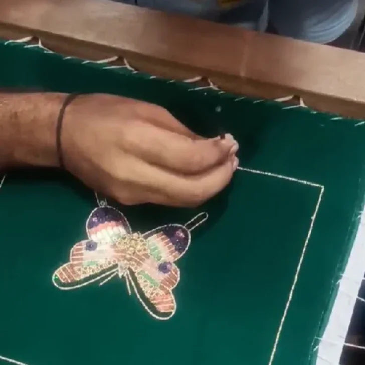 My Doris - Jewelled Butterfly Make up Bag