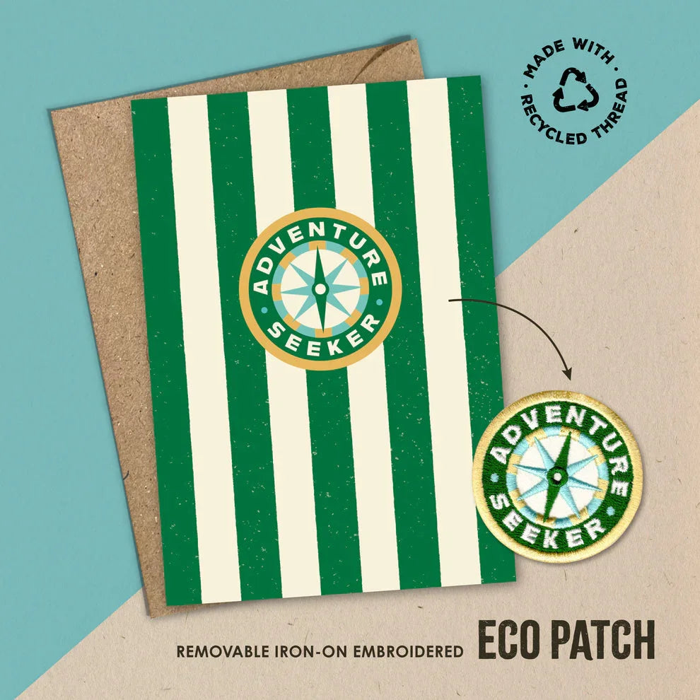 Adventure Seeker Eco Patch Card