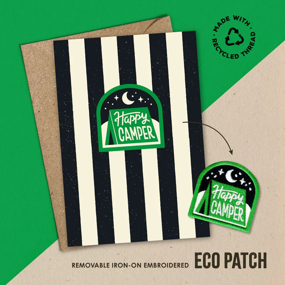 Happy Camper Eco Patch Card