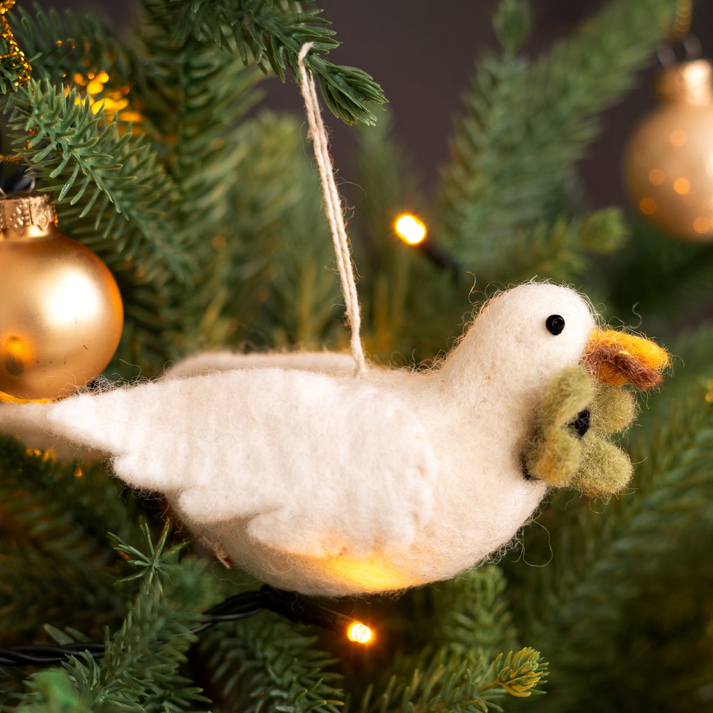 Turtle Dove with Olive Branch