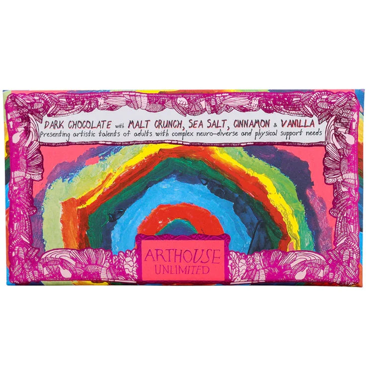 Arthouse Unlimited - Dark Chocolate with Malt Crunch, Sea Salt, Cinnamon & Vanilla