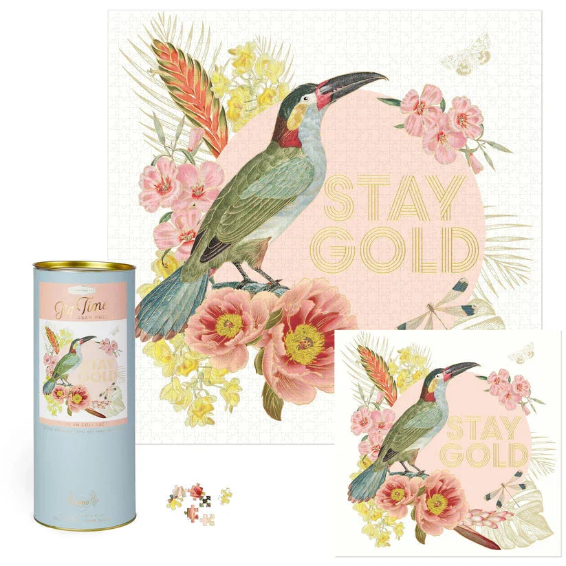 Toucan Collage 1000 pc Jigsaw Puzzle