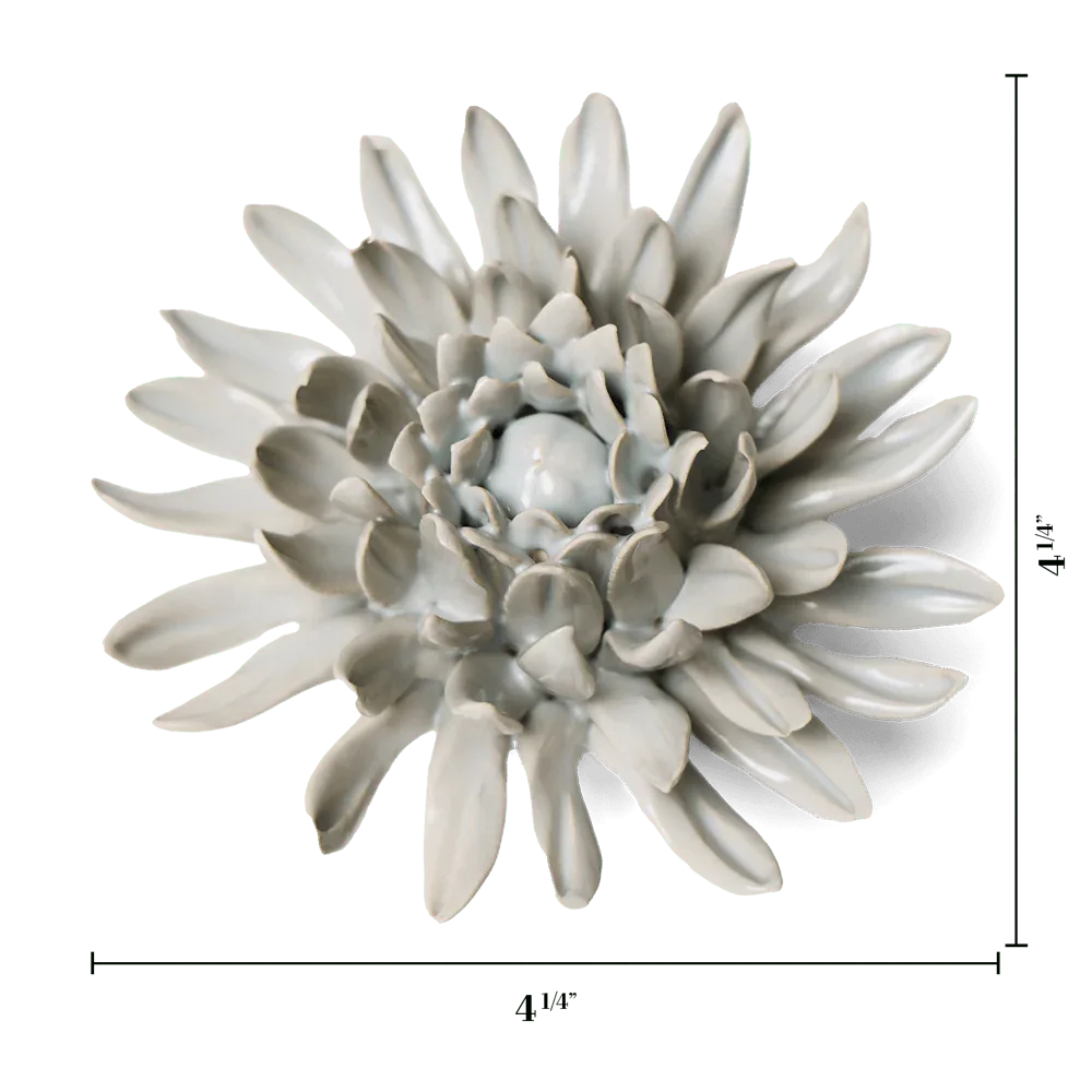 English Garden Ceramic Flower Mint Mum