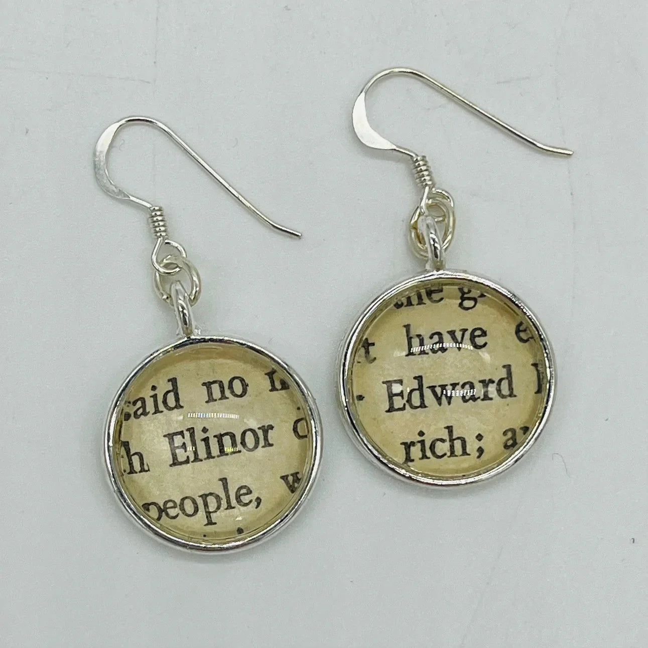 Sense and Sensibility Earrings -  Elinor & Edward
