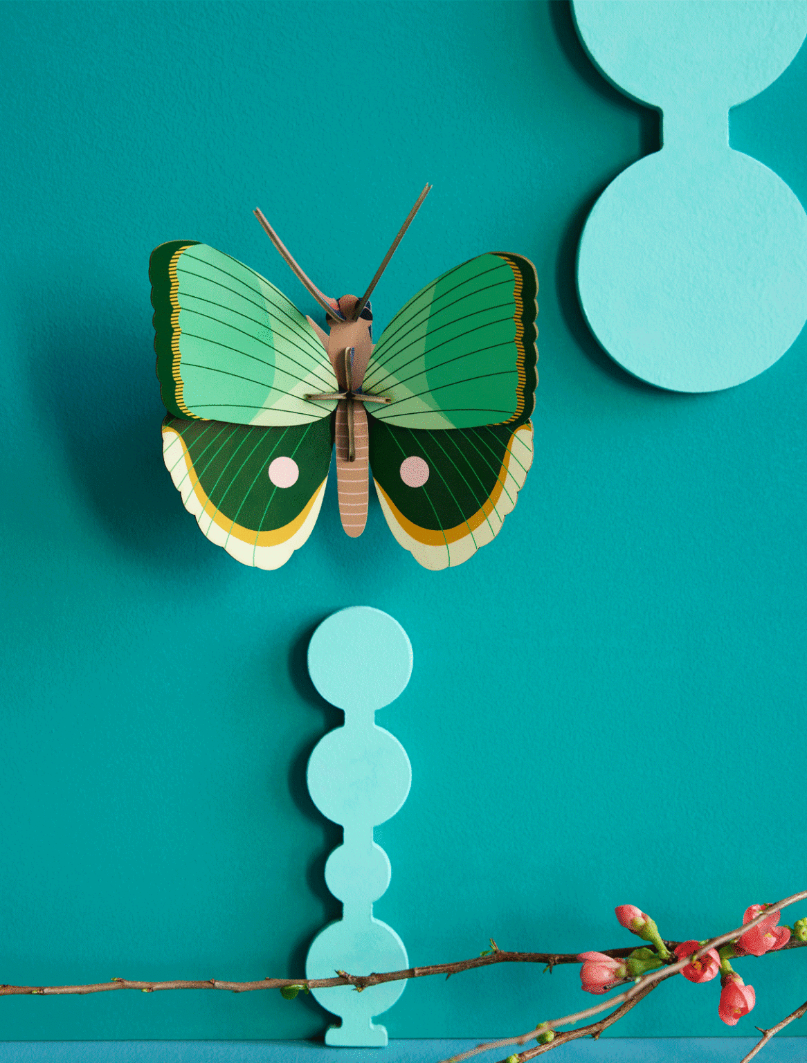 Fern Striped Butterfly - Wall Art