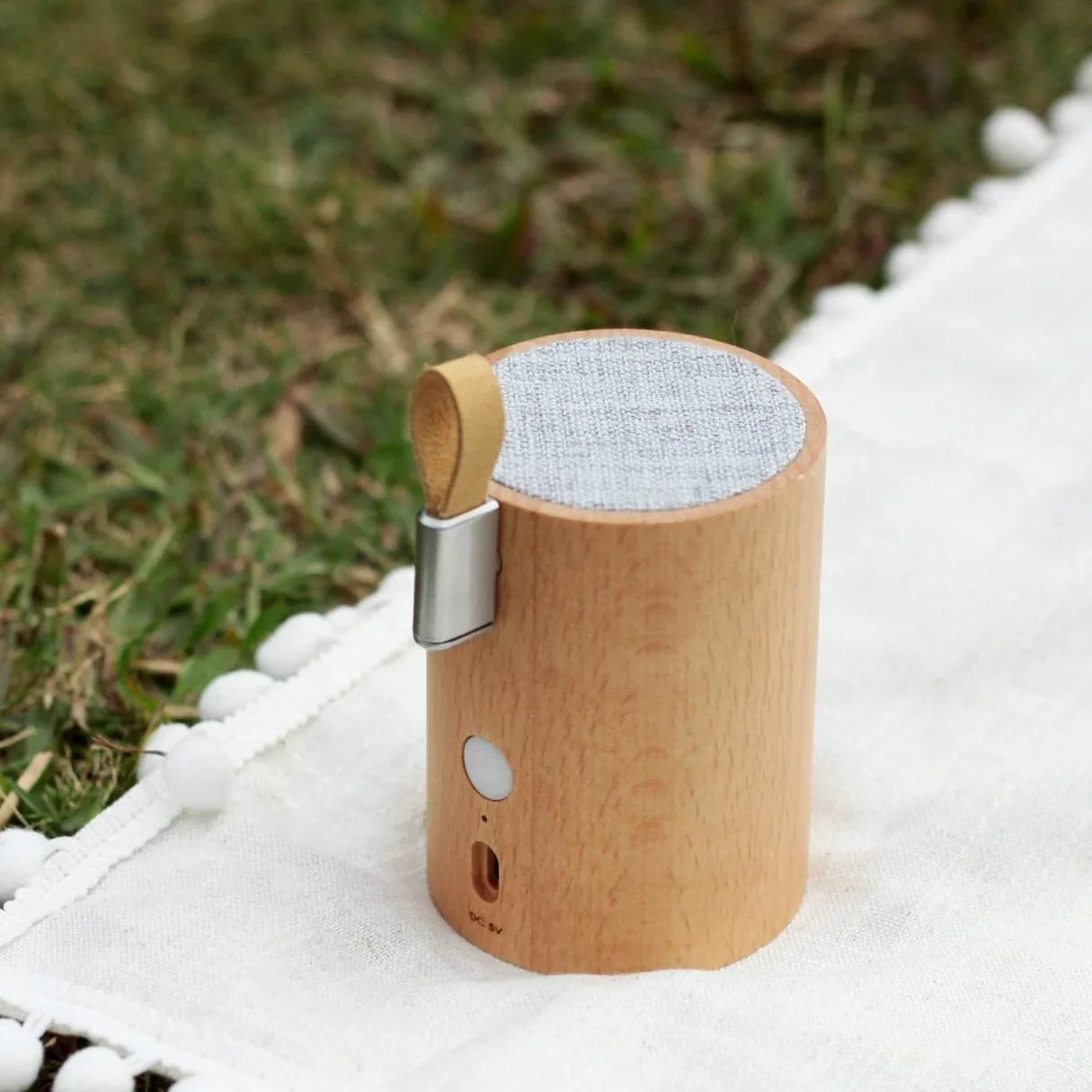 Gingko - Drum Light Bluetooth Speaker - Beech