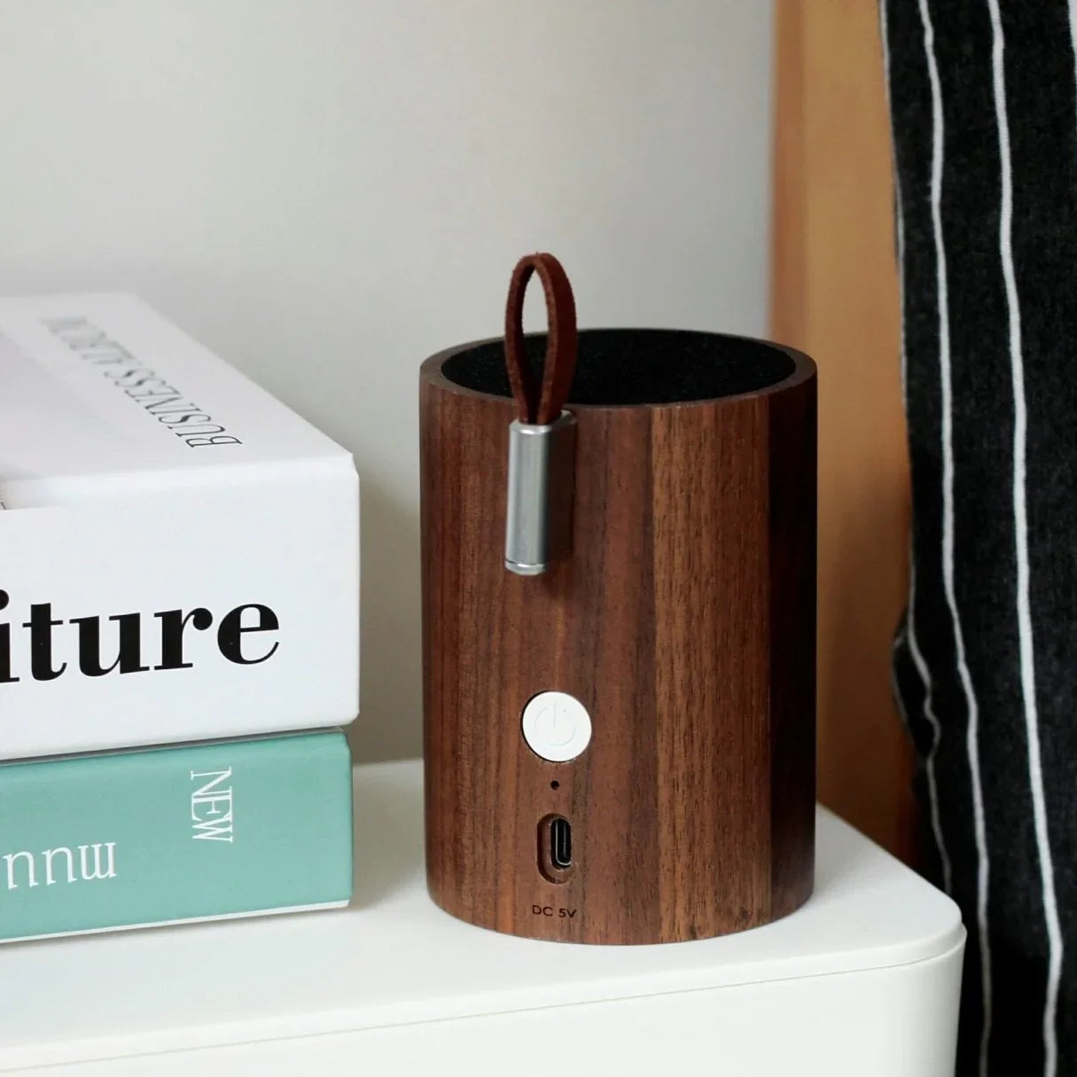 Gingko - Drum Light Bluetooth Speaker - Walnut