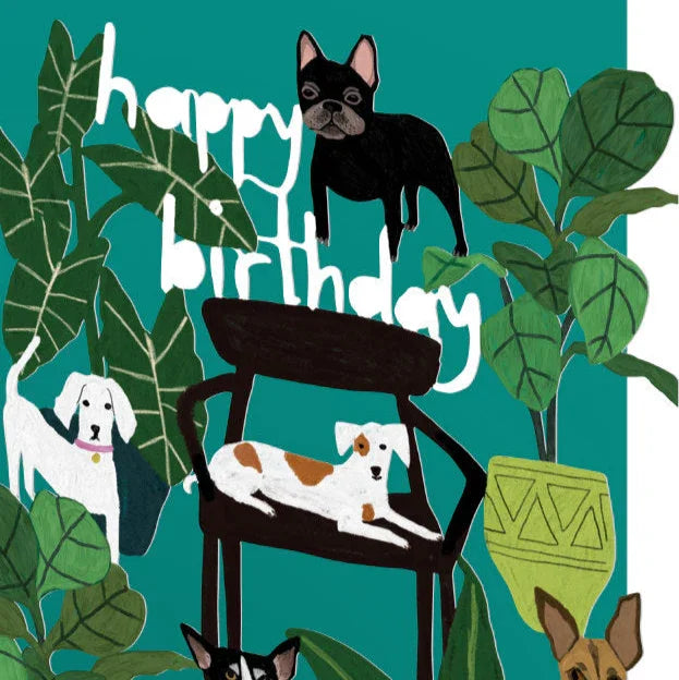 Dog Palais Lasercut Card