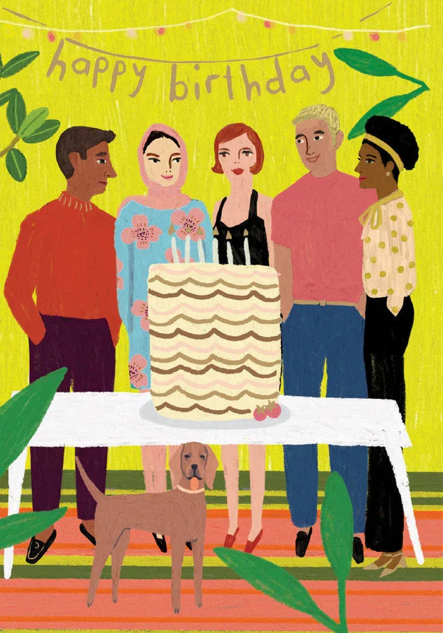 Big Cake Happy Birthday Card