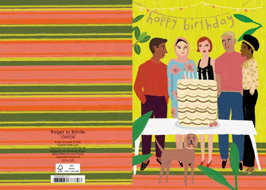 Big Cake Happy Birthday Card