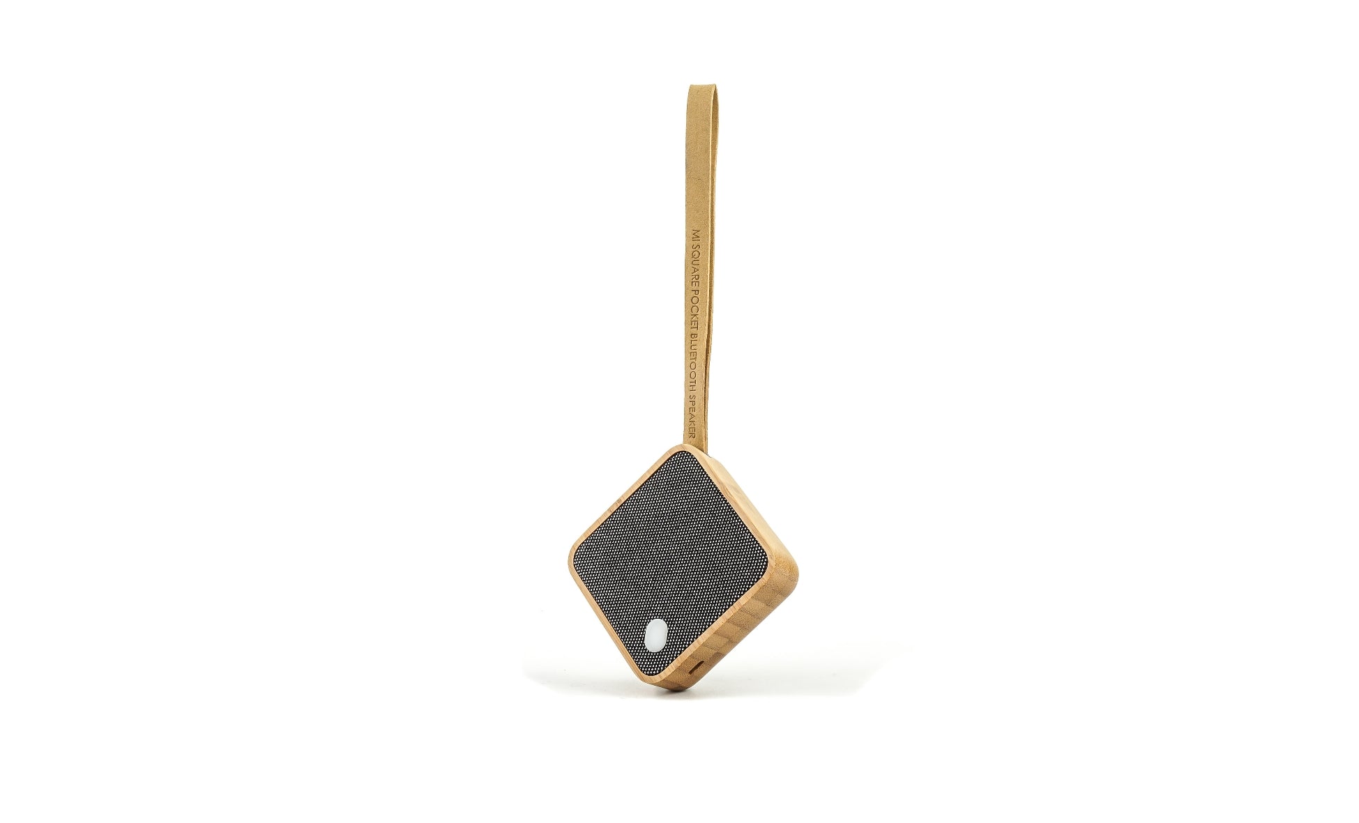 Gingko MI Square Pocket Bluetooth Speaker - Bamboo