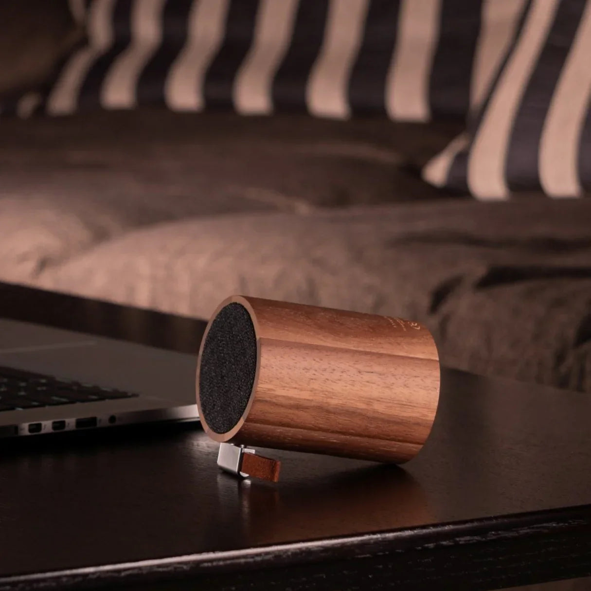 Gingko - Drum Light Bluetooth Speaker - Walnut