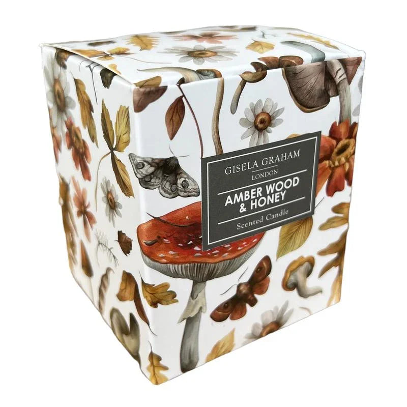Gisela Graham Scented Candle -Amber Wood & Honey