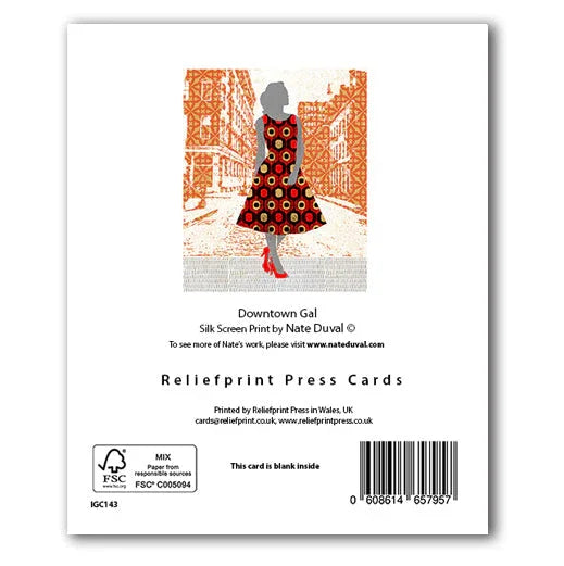 Cardiau Nico - Downtown Gal Card