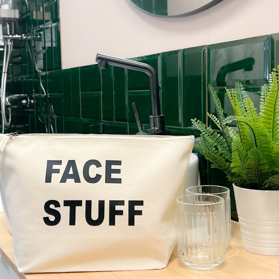 Face Stuff Pouch - Natural
