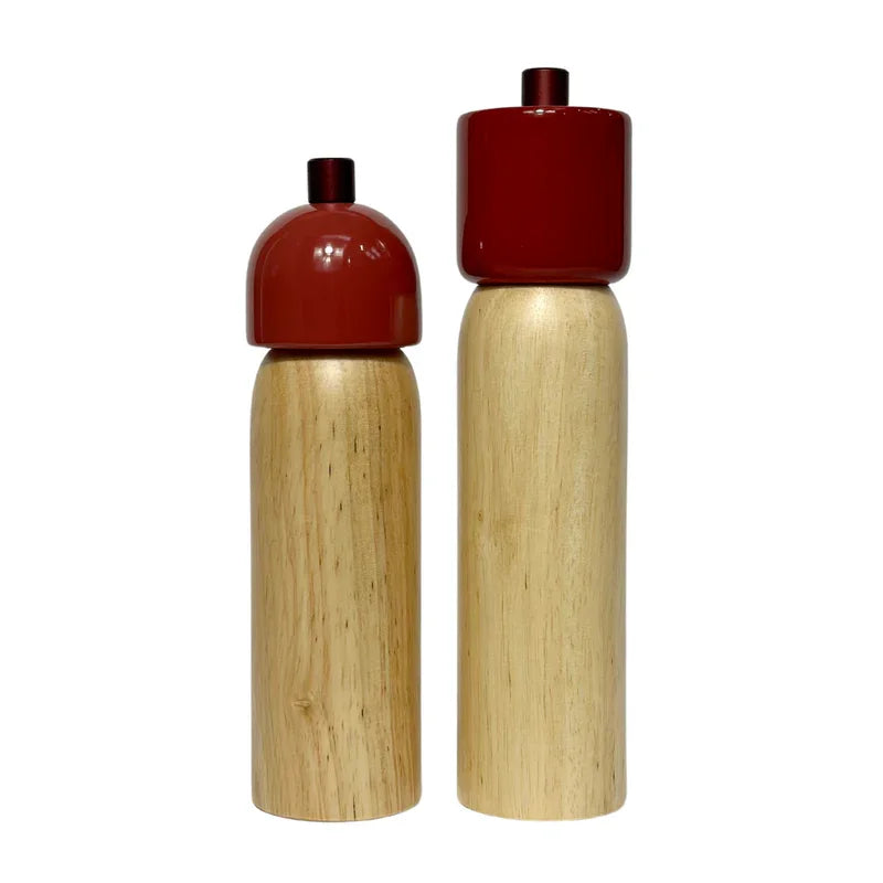 MÆGEN Salt & Pepper Grinder | Red & Red