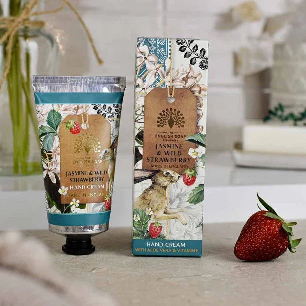 English Soap Company - Anniversary Jasmine and Wild Strawberry Hand Cream