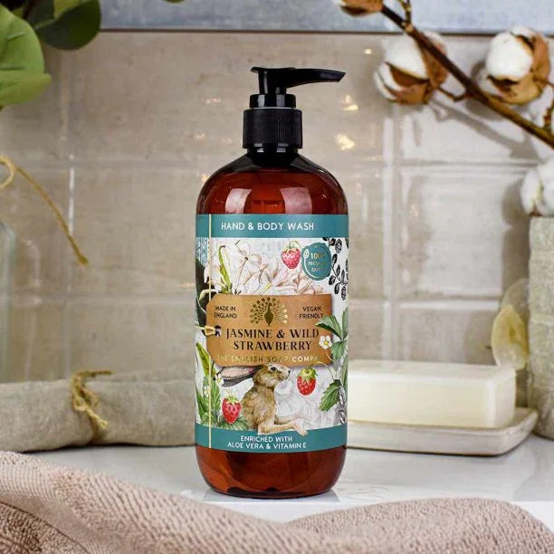 Anniversary Jasmine and Wild Strawberry Hand and Body Wash