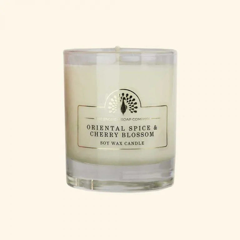 English Soap Company - Signature Oriental Spice and Cherry Blossom Scented Candle