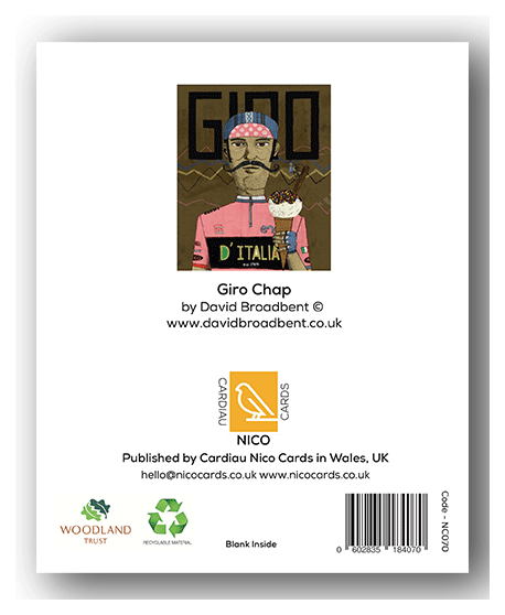 Cardiau Nico - Giro Chap Card