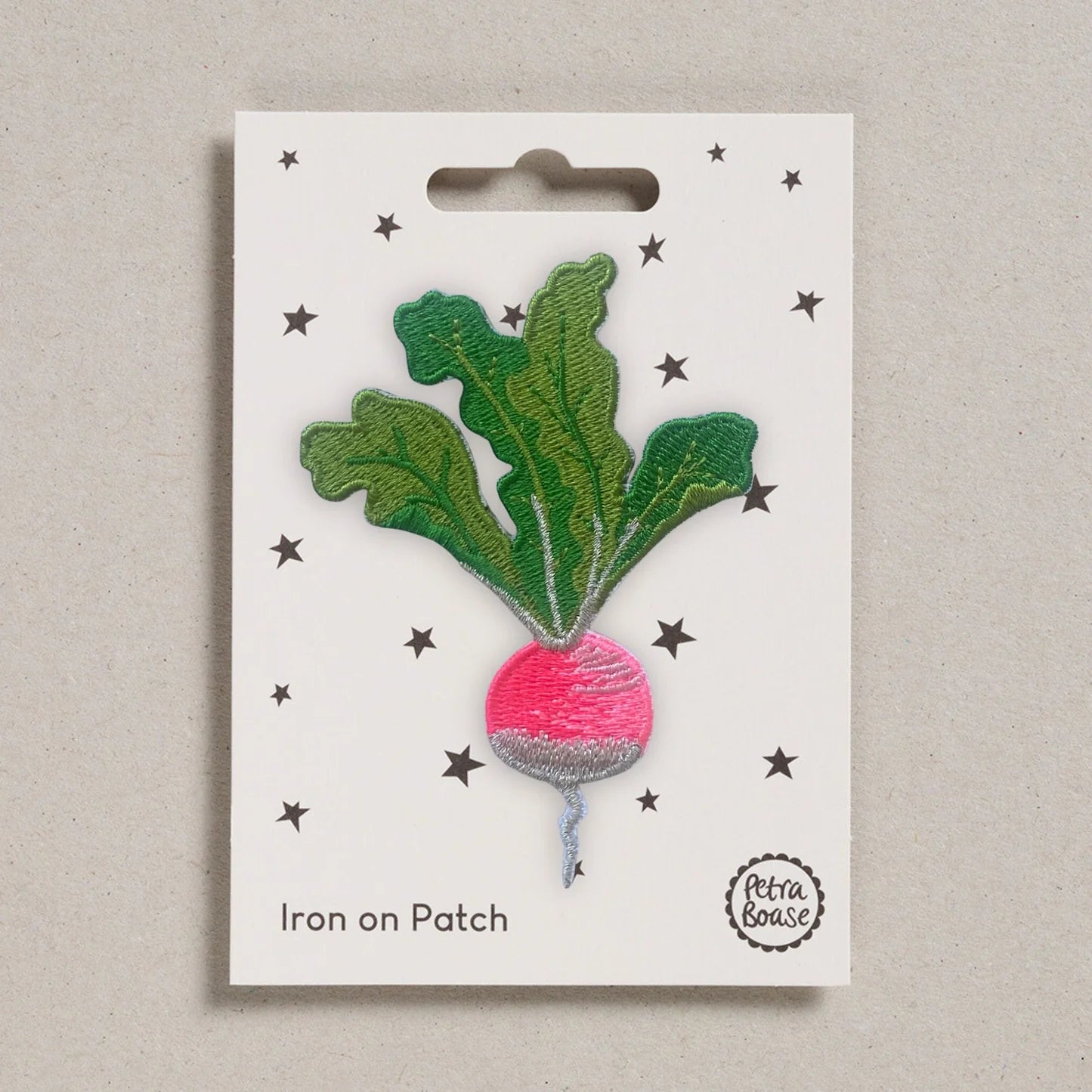 Radish Iron on Patch