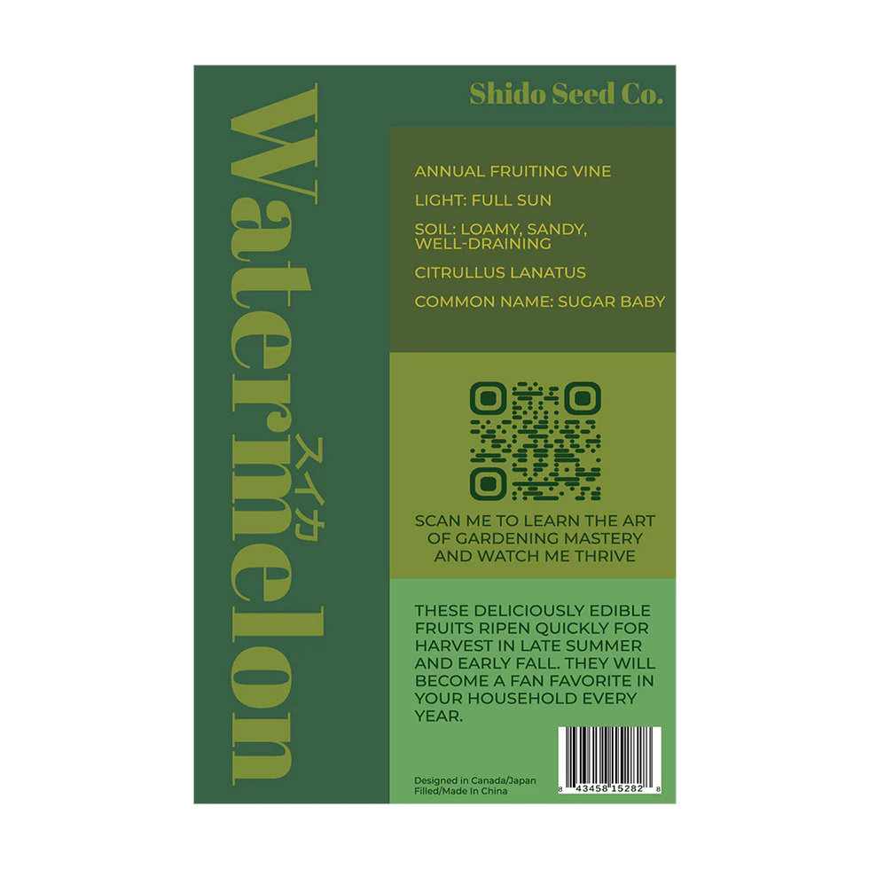 Watermelon Seeds Packet