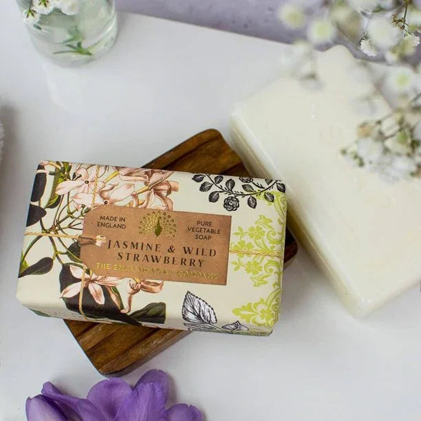 English Soap Company - Anniversary Jasmine & Wild Strawberry Soap