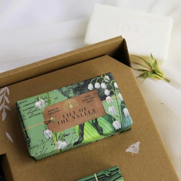English Soap Company - Anniversary Collection - Hand & Body Gift Set - Lily of the Valley