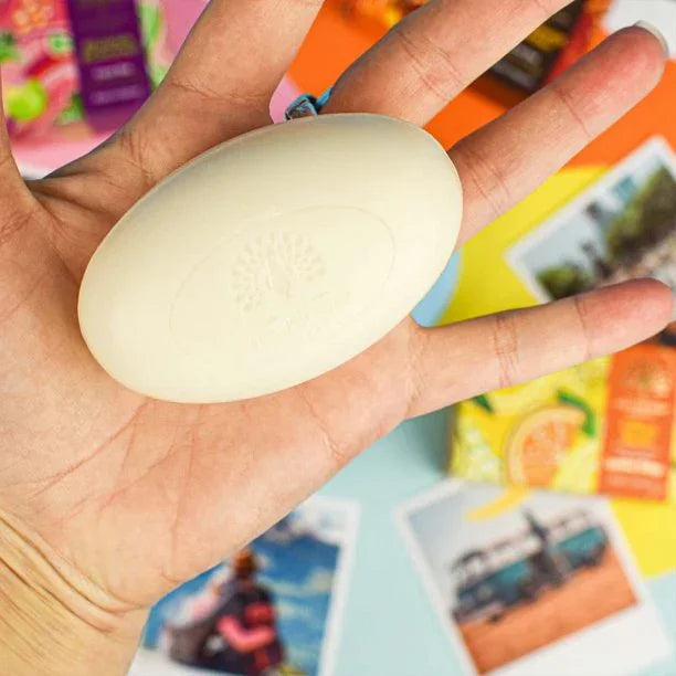 Travel Rhubarb and Coconut Mini Soap
