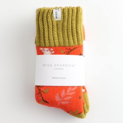 Miss Sparrow Winter Woodland Burnt Orange